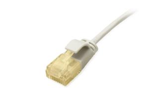EU Product - Patchkabel Cat6A SlimFlex U/UTP 0.15m grau LSZH 2xRJ45 Polybeutel thumbnail