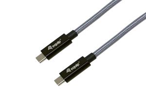 EU Product - Kabel USB-C3.2->C Gen2x2   PD240W St/St  1.00m schwarz thumbnail