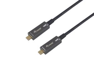 EU Product - Kabel USB-C3.2->C AOC  8K  PD60W  St/St 10.00m schwarz thumbnail