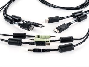 CBL0106 VERTIV CABLE, 2-DISPLAYPORT/1-USB/1-AUDIO, 6FT
