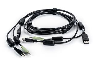 CBL0102 VERTIV CABLE, 1-DISPLAYPORT/1-USB/1-AUDIO, 6FT