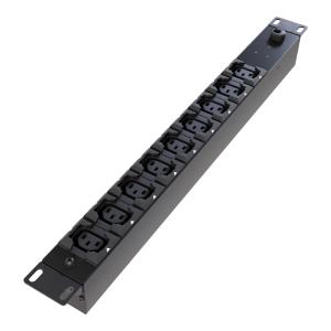 PowerGo Rack PDU  Basic  1U 10A 230V C14*3m C13*9 black thumbnail