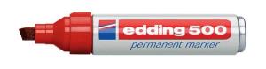 Edding 500 permanent marker Chisel tip Red 10 pc(s)
