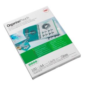 3743156 A4 Organise Gloss Pouch 125 Micron 100Pk thumbnail