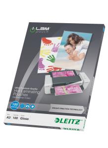 74870000 A3 UDT iLAM 2 x 100 Micron Pouch 100Pk thumbnail