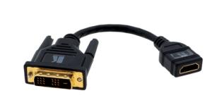 DVI-d (m) To Hdmi (f) Adapter Cable 30cm