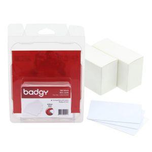 CBGC0020W EVOLIS PVC BLANK CARDS Pack 100 cards