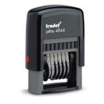 Trodat Printy 4846 Self Inking Number Stamp 27x4mm Black Ink - 89376