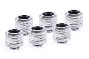 Eiszapfen 14mm Chrome Hard Tube Compression Fitting - Six Pack thumbnail