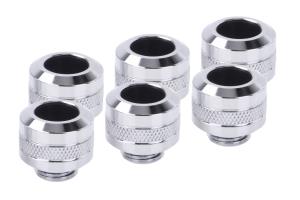 PRO 13mm Hard Tube Compression Chrome Fitting - Six Pack thumbnail