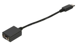 PSA Parts CAB0061A video cable adapter DisplayPort VGA (D-Sub) Black