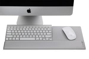 Rain Design mRest, Aluminum wrist rest Lycra Silver