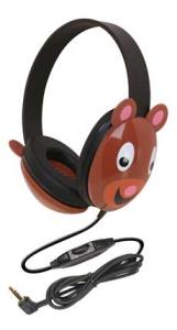 Ergoguys Califone 2810 Headphones Wired Head-band Black, Brown