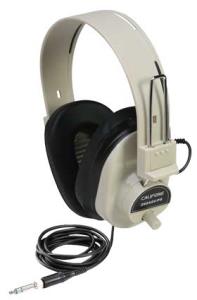 Ergoguys Califone 2924AVPS Headphones Wired Head-band Beige, White