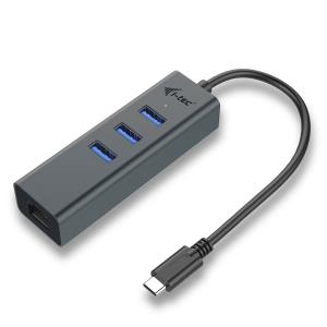 I-TEC USB-C METAL HUB 3 + GLAN thumbnail