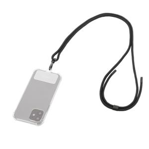001340 MOBILIS Universal Removable Smartphone Lanyard - 75 cm - Black - Soft bag.
