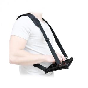 Perfect harness for extended use while standing and even for heavy devices. Its 4 attachment points allows you to attach the harness to the 4 rings on your protective case. The harness length is adjustable. thumbnail