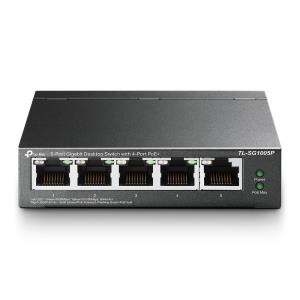 SG1005P TP-LINK 5P TP-Link SG1005P Metall mit 4 PoE-Ports