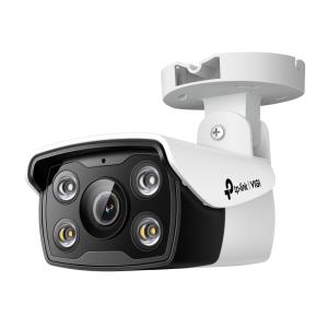 VIGI C340(4mm) TP-LINK (VIGI C340 4MM) 4MP Outdoor Full-Colour Bullet Network Camera w/ 4mm Lens, PoE, Spotlight LEDs, Smart Detection, IP66 , H.265+