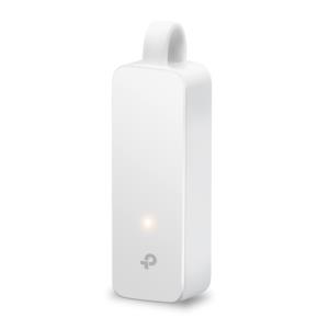 UE330C TP-LINK (UE330C) 3-Port USB-C Hub & Gigabit Ethernet Adapter, 3x USB-A 3.0, 1x GB LAN, White