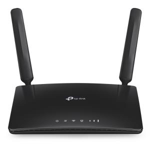 ARCHER MR200 V4 TP-LINK AC750 Wireless Dual Band 4G LTE Router - Wi-Fi 5 (802.11ac) - Dual-band (2.4 GHz / 5 GHz) - Ethernet LAN - 3G - Black - Tabletop router