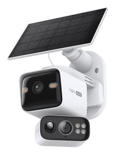 Tapo TC93D KIT V1 - Solar-Powered Security Camera Kit - network surveillance camera - pan / tilt - weatherproof - colour (Day&Night) - 2304 x 1296 - 2K - audio - wireless - Wi-Fi - 2.4GHz radio, 5GHz radio - DC 5 V - with Tapo A201 solar panel thumbnail