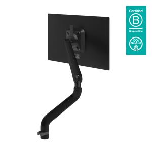 65.113 DATAFLEX Viewprime Plus single monitor arm - black - no mount - height and depth adjustment