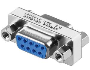 MOD9F9F MICROCONNECT RS232 Mini Gender changer DB9  F/F DB9 Female to Female