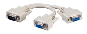 MONG2H MICROCONNECT VGA Y-splitter 1 to 2, passive 0,30m 100pcs/box