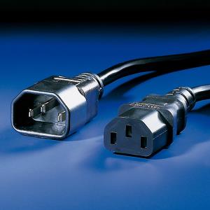 PE040630 MICROCONNECT Power Cord C13 - C14 3m black