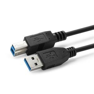 USB3.0AB1B MICROCONNECT USB 3.2 Gen 1 A-B 1m M-M Black