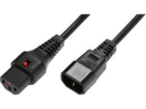 EU Product - Powercord C13 IEC Lock - C14 thumbnail