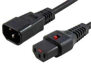 EU Product - Powercord C13 IEC Lock - C14 thumbnail
