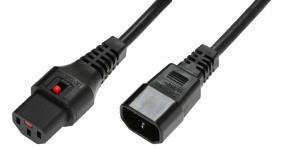 EU Product - Powercord C13 IEC Lock - C14 thumbnail