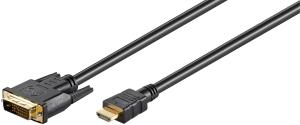 EU Product - HDMI 19 - DVI-D M-M Cle 10m thumbnail
