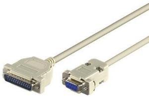 IBM029-2 MICROCONNECT Serial Printer Cable, 1.8m DB9-DB 25 female - male  Serial printer connection cable