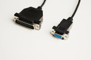 IBM029B-1,8 MICROCONNECT Serial Cable DB9-DB25 1,8M   F/M black
