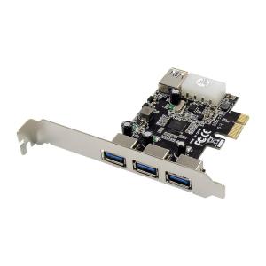 MC-USB3.0-F2B2-V2 MICROCONNECT 3+1 port USB 3.0 PCIe card Main chip : VL805 System  Requirements: * Windows XP/Vista/7 /8(32/64 bit)