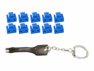 EU Product - RJ45 Por lockers wih key thumbnail