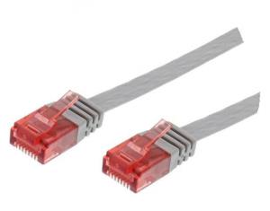 U/UTP CAT6 0.25M Grey Flat Unshielded Network Cable,  PVC, 4x2xAWG 32/7 CU thumbnail