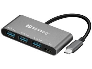 136-03 SANDBERG USB-c To 3x USB 3.0 Converter                                                                       