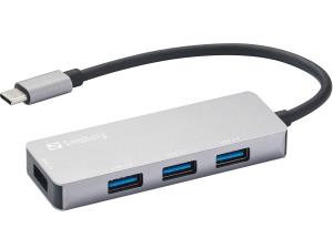 336-32 SANDBERG USB-C Hub 1xUSB3.0+3x2.0 SAVER