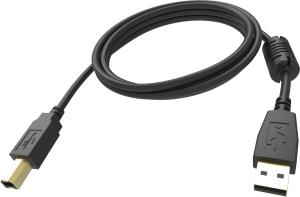 Professional - USB cable - USB (M) to USB Type B (M) - USB 2.0 - 3 m - black thumbnail