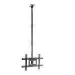Techmount VFM-C6X4/V2 - Mounting kit (ceiling mount) - telescopic - for LCD display - steel - black - screen size: 37