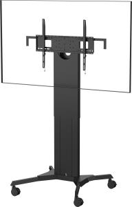 VFM-F51T VISION Manual Height Adjustable Display Trolley - LIFETIME WARRANTY - Heavy duty - Fits displays up to 100