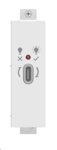 TechConnect 3 - Modular facility plate snap-in - USB Type C - white thumbnail
