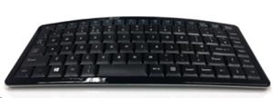 KYB-CURVE-RFBK CERATECH Mini Curved and Contoured Wireless RF Keyboard