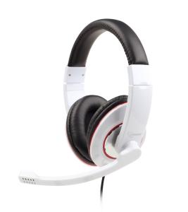 MHS-001-GW GEMBIRD Headset STEREO MHS 001GW glnzend Klinke wei