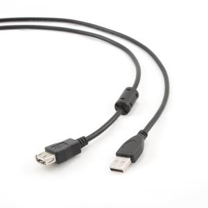 CCF-USB2-AMAF-15 GEMBIRD Premium Qualitt USB 2.0 Verlngerungskabel, 4,5m