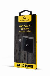 EU Product - USB-C auf HDMI Adapter, schwarz 4k@60 Hz thumbnail